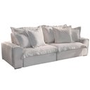 Ver imagem 1 de Sofá 2127 6 Lugares em Linho com Molas Ensacadas Retrátil e Reclinável 290cm LE Cor Bege