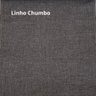 Sala de Jantar Mesa Lia e 4 Cadeiras Dilly Giratórias D'confort Design Linho Chumbo R508 - 2