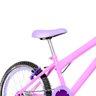 Bicicleta Infantil Aro 20 Aero + Kit Passeio Rosa e Lilás - 3