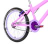 Bicicleta Infantil Aro 20 Aero + Kit Passeio Rosa e Lilás - 6