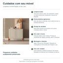 Ver imagem 5 de Buffet Arco 103 cm Porta Clássica Incolar Luna