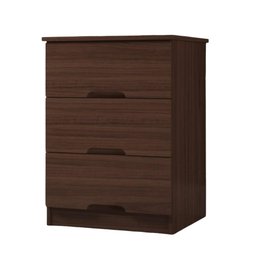 Mesa de Cabeceira 3 Gavetas Londres Ipê - Móveis Europa - 2