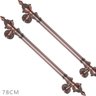 Puxador Duplo 780mm Cobre Antigo Porta Pivotante/correr - 2