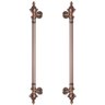 Puxador Duplo 780mm Cobre Antigo Porta Pivotante/correr - 6
