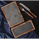 Ver imagem 3 de 1 Garfo e 1 Faca para Assados em Bambu e Inox Wolff