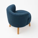 Ver imagem 6 de Poltrona pra Consultório Sala de Espera Pés Retrô Tecido Veludo Estrutura Resistente