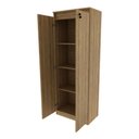 Ver imagem 3 de Armário Multiuso Lavanderia com 2 Portas Chave 60cm Multimóveis Cr30050 Amêndoa