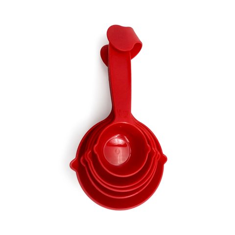 CONJUNTO DE 5 COLHERES MEDIDORAS DE PLÁSTICO