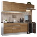 Ver imagem 3 de Armário de Cozinha Completa 260cm Branco/Rustic Glamy Madesa 03