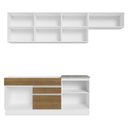 Ver imagem 7 de Armário de Cozinha Completa 260cm Branco/Rustic Glamy Madesa 03