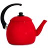 Kit Chaleira Leiteira e Bule Gulê Alumínio 3 Peças Vermelho - 2