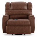 Ver imagem 2 de Poltrona do Papai Sala de Cinema Reclinável Kylie Elevação Lift Elétrico PU Marrom Brilho G23 Gran B