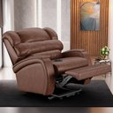 Ver imagem 1 de Poltrona do Papai Sala de Cinema Reclinável Kylie Elevação Lift Elétrico PU Marrom Brilho G23 Gran B