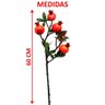 Kit 2 Plantas Fruta Romã Artificial Natal Decoração de 60cm - 5