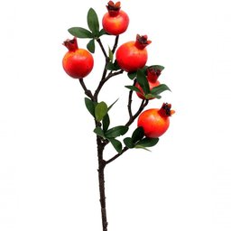 Kit 2 Plantas Fruta Romã Artificial Natal Decoração de 60cm - 4