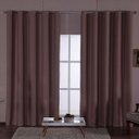 Ver imagem 2 de Cortina Sala Quarto em Tecido Semi Blackout Marron 2,00x1,70