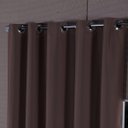 Ver imagem 3 de Cortina Sala Quarto em Tecido Semi Blackout Marron 2,00x1,70