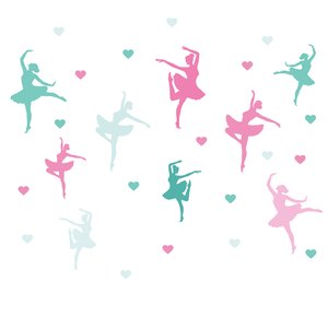 Adesivo de Parede Ballet Clássico - Azul F4
