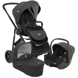 Carrinho Trio Infantil Versatrax Preto Pavement - 1