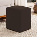 Ver imagem 4 de Puff Decorativo Sala de Estar Quadrado 36x47cm Suede Marrom - Desk Design