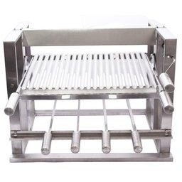 Churrasqueira Elevatória Fast Gourmet com 4 Espetos e Grelha Parrilha Eg04 - 2