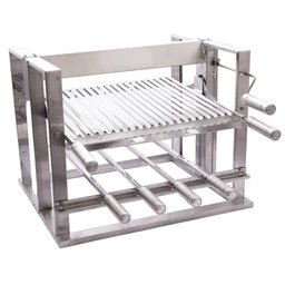 Churrasqueira Elevatória Fast Gourmet com 4 Espetos e Grelha Parrilha Eg04 - 1