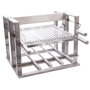 Churrasqueira Elevatória Fast Gourmet com 4 Espetos e Grelha Parrilha Eg04
