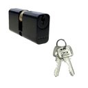 Ver imagem 4 de Fechadura Porta Externa Sala Quarto Modena Pado Preta 55mm Quadrada Ept