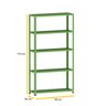 ESTANTE DE AÇO 175X92X30 5 PRAT. PANDIN - VERDE EP-5A-VU-175 - 2