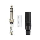 Ver imagem 3 de Cabo P10 para P10 Estereo Amphenol Black - 50 Cm