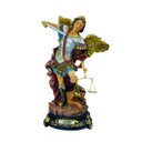 Ver imagem 1 de Estatua São Miguel 20cm Resina Colorido C/ Balança Impecável