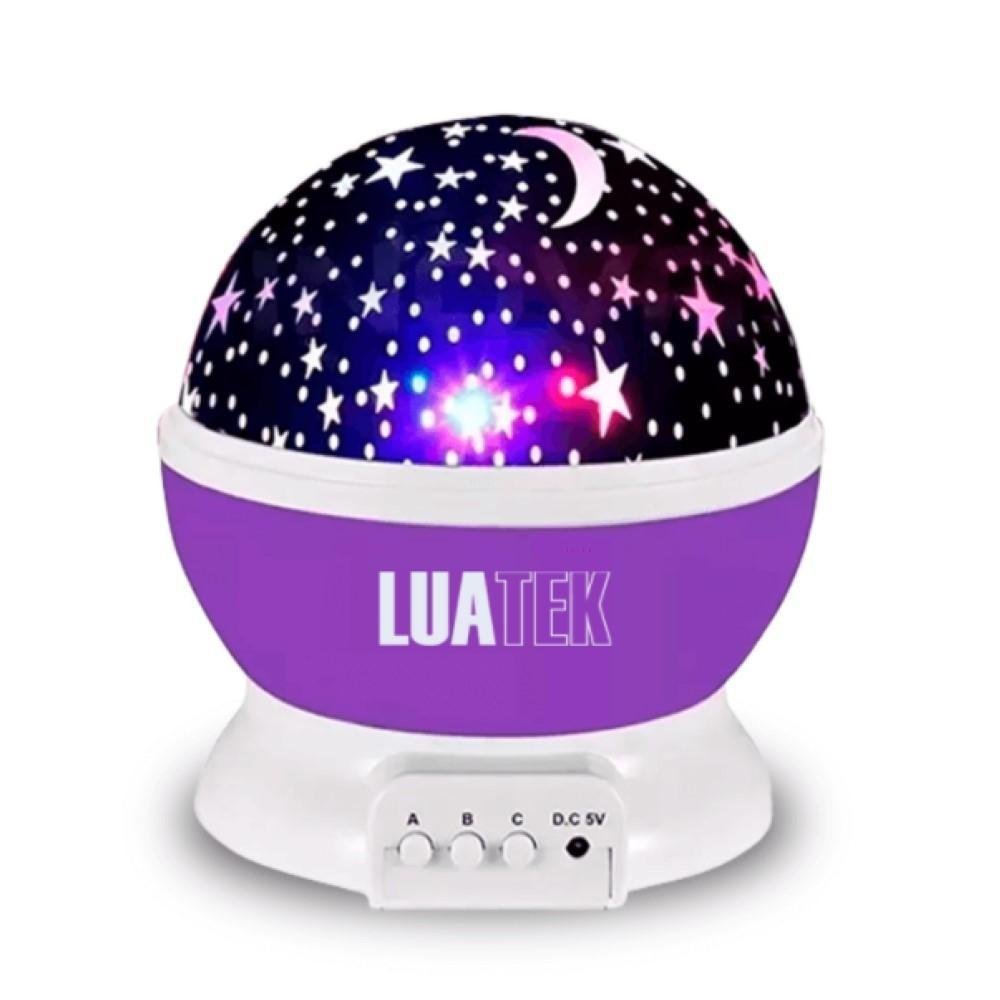 Luminária 360º Projetor Estrela Galaxy Abajur Star Master - 1