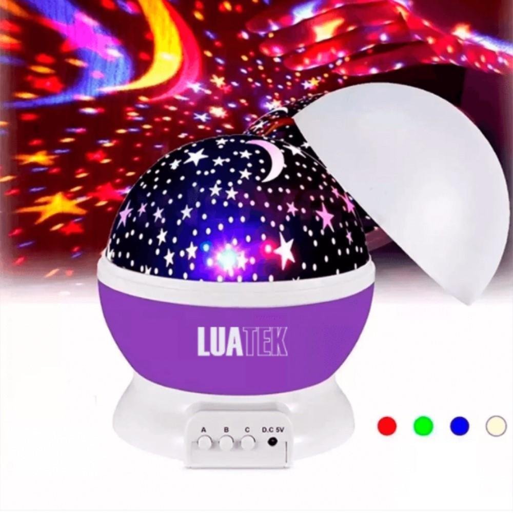 Luminária 360º Projetor Estrela Galaxy Abajur Star Master - 2