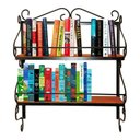 Ver imagem 1 de Prateleira para Livros de Ferro e Madeira Rústica Artesanal