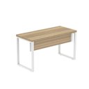 Ver imagem 1 de Mesa Escritório 1500x600x750mm M150-60pe40tub Noce Naturalle-branco