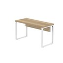 Ver imagem 4 de Mesa Escritório 1500x600x750mm M150-60pe40tub Noce Naturalle-branco