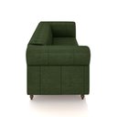 Ver imagem 7 de Sofá Living Sala de Estar Stanford Chesterfield 2 Lugares 200cm Pés de Madeira Couro Verde Manchado