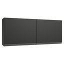 Ver imagem 1 de Armário Aéreo 120 Cm 2 Portas Preto Nice Madesa