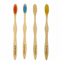 Ver imagem 1 de Kit de 4 Escovas de Dente Ecológicas de Bambú Nacional Ekological