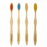 Kit de 4 Escovas de Dente Ecológicas de Bambú Nacional Ekological - 1