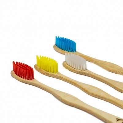 Kit de 4 Escovas de Dente Ecológicas de Bambú Nacional Ekological - 4