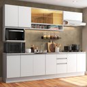 Ver imagem 1 de Armário de Cozinha Completa 280cm Branco Genova Madesa 04