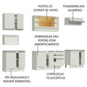 Ver imagem 5 de Armário de Cozinha Completa 280cm Branco Genova Madesa 04