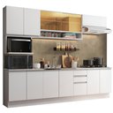 Ver imagem 3 de Armário de Cozinha Completa 280cm Branco Genova Madesa 04