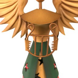 Querubim Rústico De Natal Com Livro Para Decoração de Mesa Libertas Rosas Artesanato Anjo Natalino H - 14