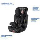 Ver imagem 3 de Cadeirinha Mickey Cadeira de Bebê para Auto Carro 9 a 36kg G1/g2/g3 Infantil Preta Cinto Regulável