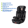 Cadeirinha Mickey Cadeira de Bebê para Auto Carro 9 a 36kg G1/g2/g3 Infantil Preta Cinto Regulável - 4