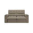 Ver imagem 7 de Sofá Retrátil e Reclinável 2,10m Suede Capuccino c/ Porta Copo Liverton Xflex