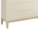Ver imagem 3 de Guarda-Roupa Retrô 3 Portas Classic New Fosco com Natural - Reller