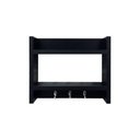 Ver imagem 6 de Suporte Porta Chaves Organizador Decorativo de Parede 25 x 30cm Preto